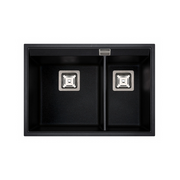 Zlew granitowy dwukomorowy