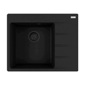 Jednokomorowy zlewozmywak z ociekaczem z prawej strony