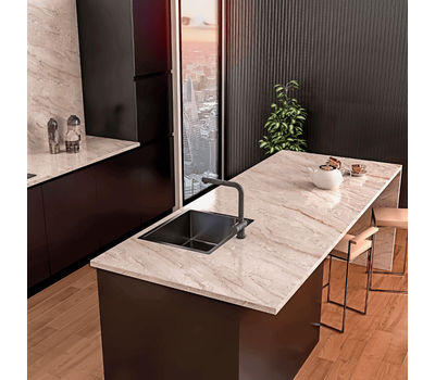 Zlewozmywak GLOBALO RIWOLO 50.1 ANTHRACITE wizualizacja