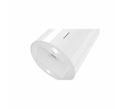 Okap wyspowy Toflesz Baltic Plus White - oświetlenie