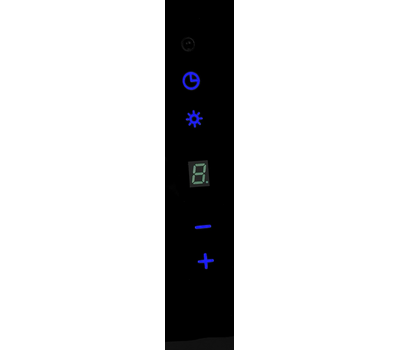 Sterowanie - Okap Toflesz OK-6 Linea Glass Led Czarny 60 850 m3h